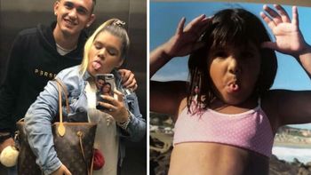 Morena Rial mostró fotos de su niñez jugando en la playa