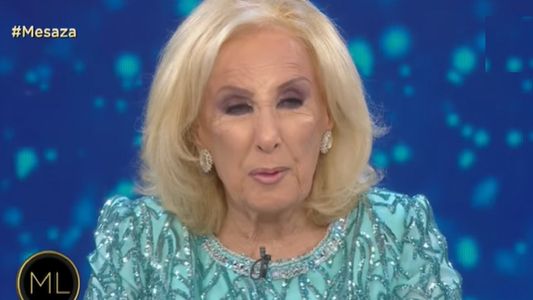 Mirtha Legrand se quebró en su vuelta a la televisión