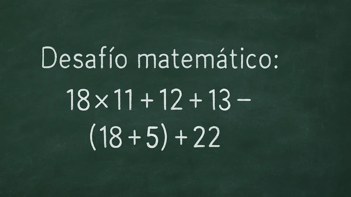 Resolver este desafío matemático requiere aplicar la regla PEMDAS.