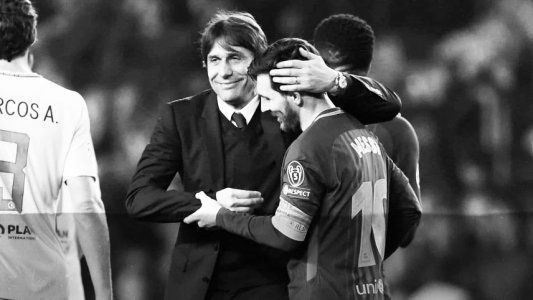 La curiosa frase de Conte para dejar en claro las chances de que Messi juegue en Inter