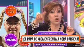 Nora Cárpena y Hugo Viciconte se cruzaron al aire: Está ninguneando mi personalidad