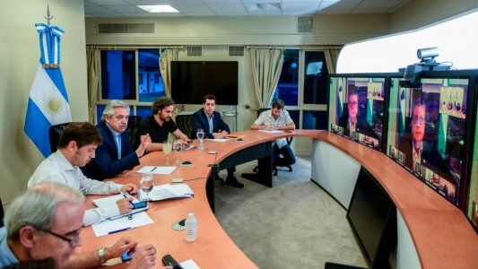 Larga jornada de reuniones y un anuncio al final del día, Alberto decide alargar la cuarentena