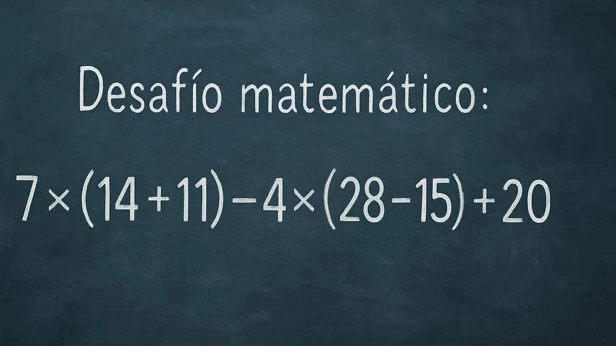 La regla esencial para resolver este desafío matemático es conocido como PEMDAS (por sus siglas en inglés) o jerarquía de operaciones.