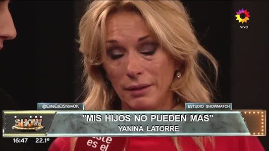 Yanina Latorre: Mis hijos no pueden más y yo apenas puedo con mi vida