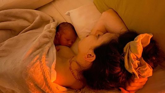 Vera Spinetta fue mamá por segunda vez: Las primeras fotos de su hijo, Azul