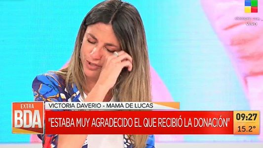 El llanto de Belén Ludueña ante la fuerte historia de una madre que donó los órganos de su hijo