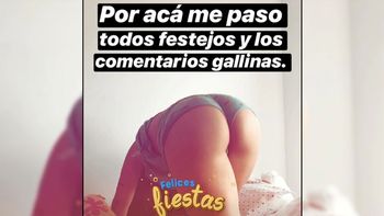 Famosa contestó con esta foto a las cargadas por la derrota de Boca en la Copa Libertadores