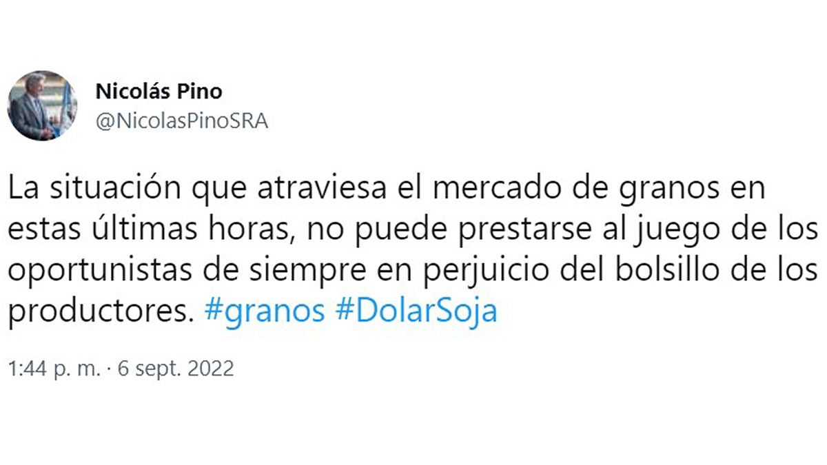 Nicolás Pino habló de 