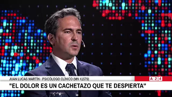 juan lucas martin con novaresio: el dolor es un cachetazo que te despierta
