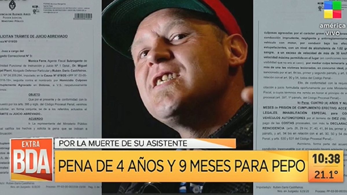 La sentencia del juicio al Pepo por el accidente en la ruta