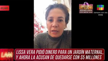 Grave denuncia a Lissa Vera: la acusan de quedarse con una cifra millonaria de un jardín