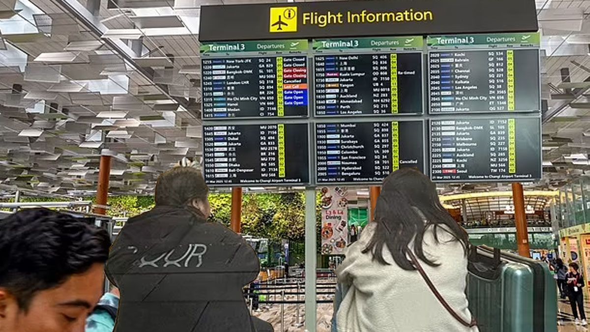 Pasajeros miran desolados las pantallas de los vuelos cancelados en Heathrow. (Foto: Gentileza Daily Mail) Pasajeros miran desolados las pantallas de los vuelos cancelados en Heathrow. (Foto: Gentileza Daily Mail)