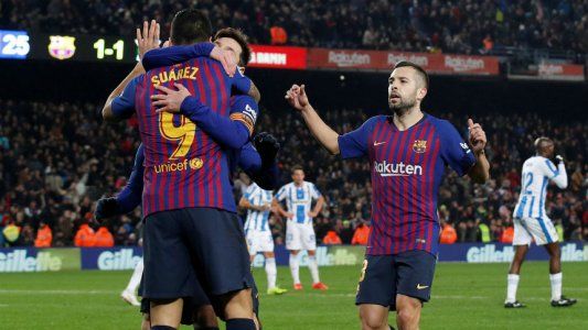 Messi entró y fue el artífice de la victoria del líder Barcelona ante Leganés