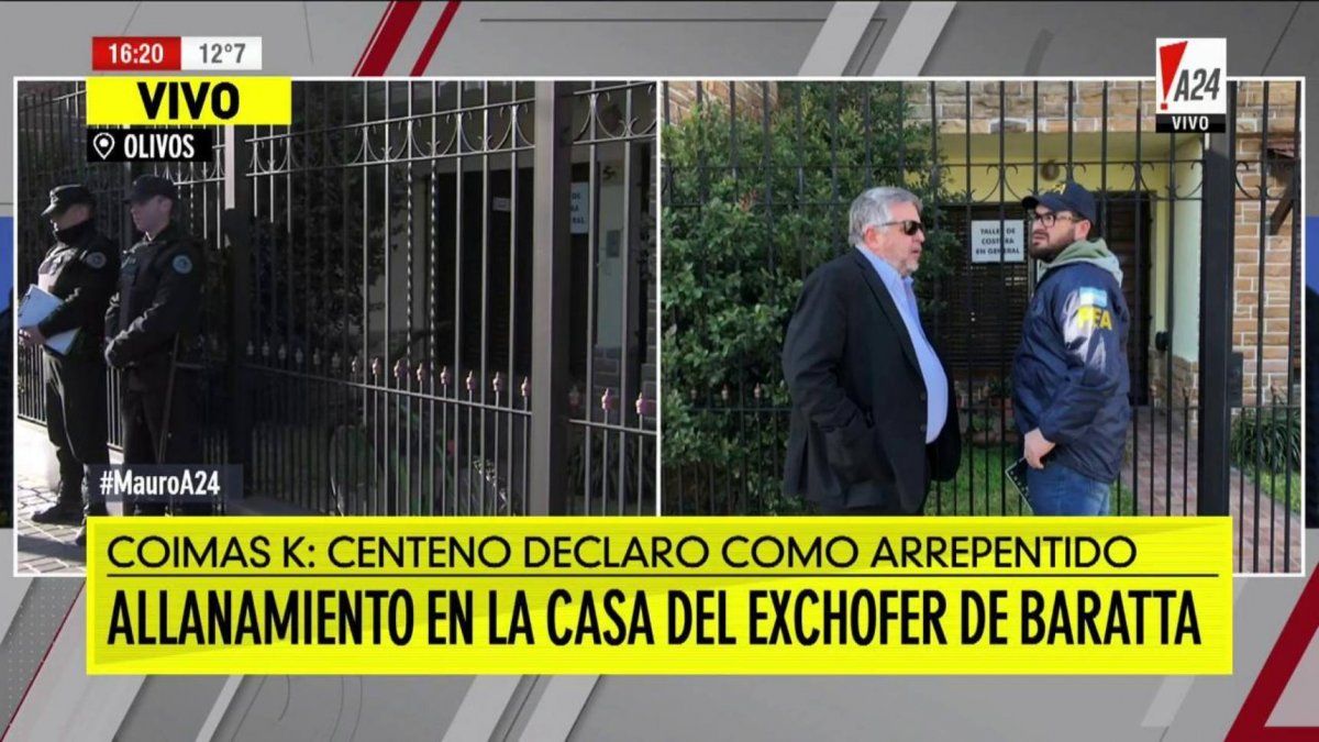 Stornelli busca recuperar los cuadernos de Centeno y ordenó un allanamiento en su casa