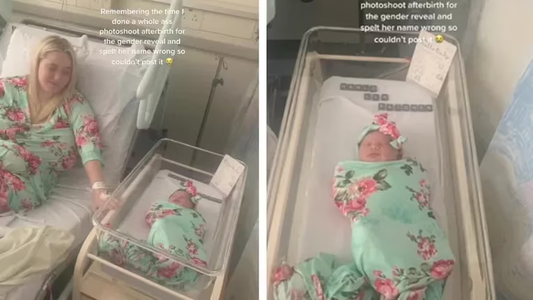 Le pifió feo en una letra: quiso innovar con el nombre de su hija recién nacida