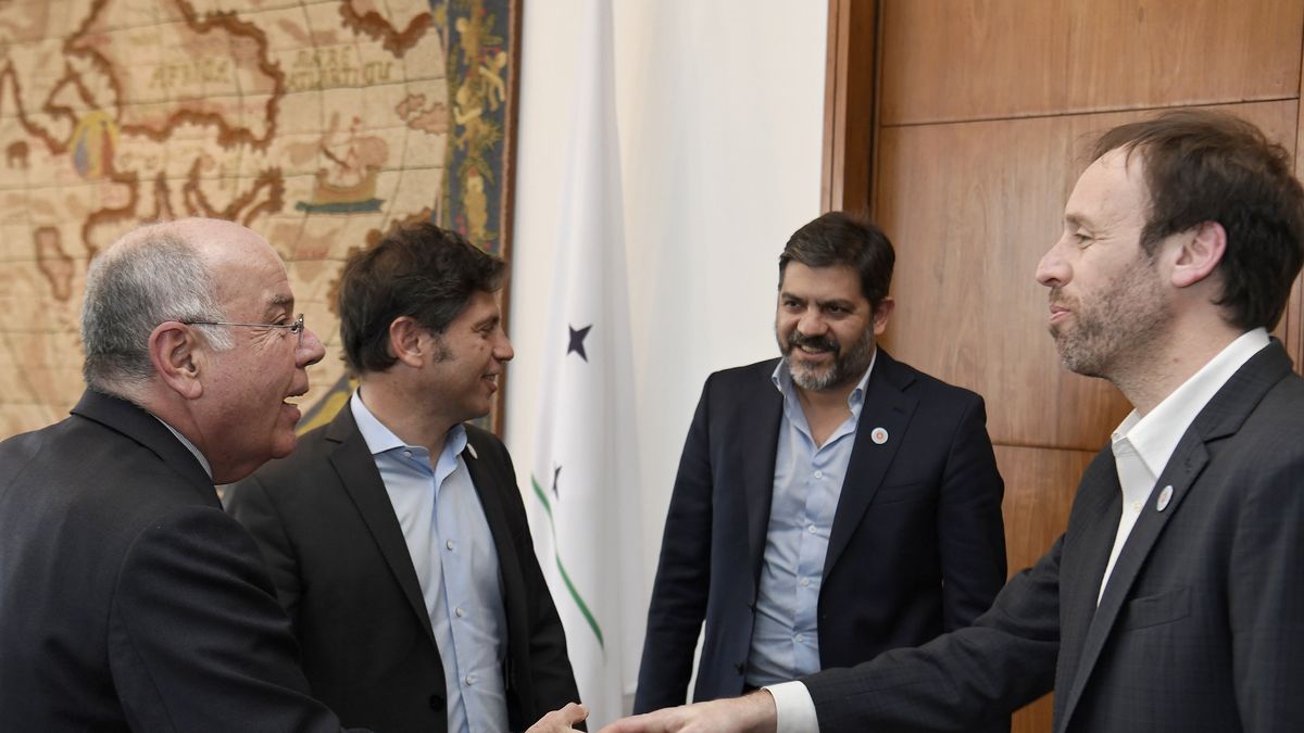 Otras imágenes del encentro bilateral. (Foto: Gobienro provincia de Buenos Aires)