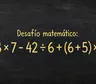 Desafío Matemático: ¿resolvés bien esta cuenta con signos sin apurarte?