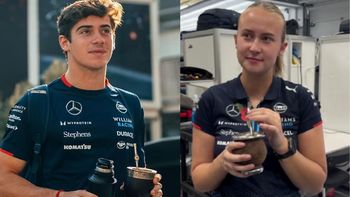 Franco Colapinto sorprende a sus compañeros de Williams: las reacciones al probar el mate