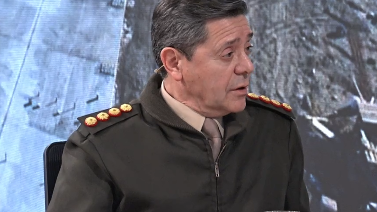 El ministro de Defensa en A24. (Foto: captura).