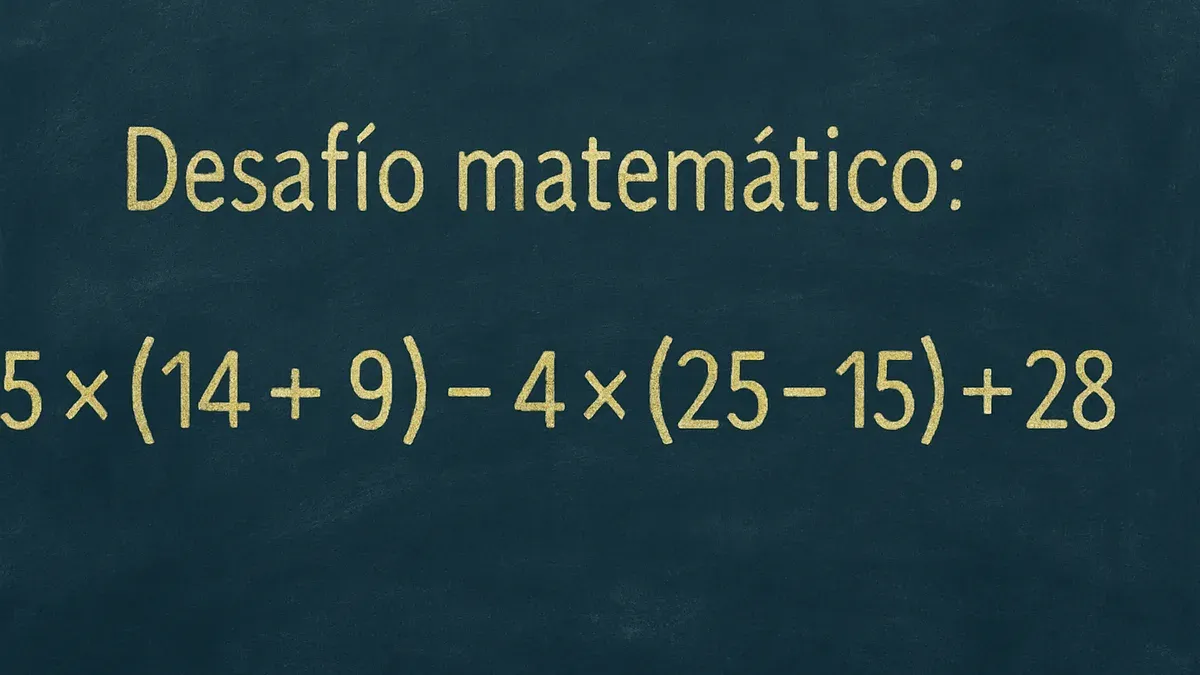 La regla esencial para resolver este desafío matemático es conocido como PEMDAS (por sus siglas en inglés) o jerarquía de operaciones.