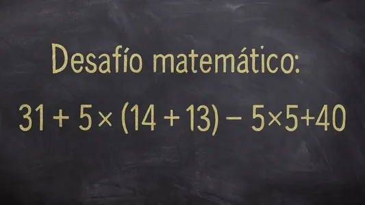 Desafío matemático: ¿en cuánto tiempo lo podés resolver?