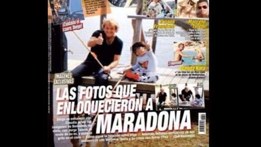 Las imágenes que enfurecieron a Diego Maradona