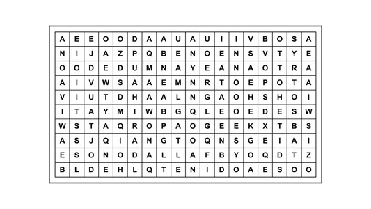 Encontrá la frase escondida: un reto con 15 palabras ocultas en la matriz