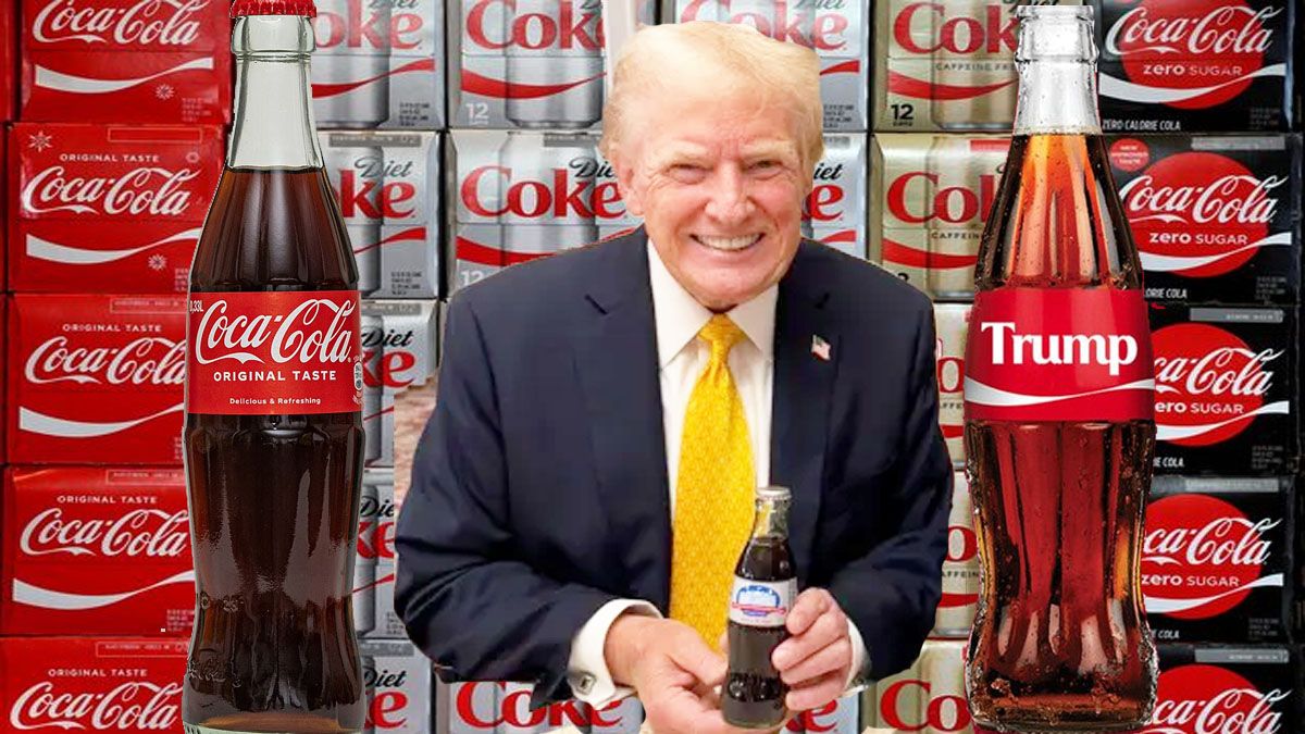 Trump tiene una idea para cambiar la fórmula de la Coca Cola.(Foto: A24.com)