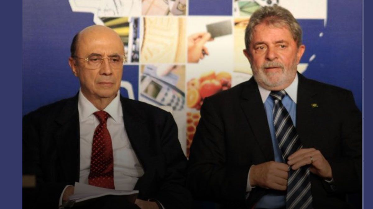 Henrique Meirelles, expresidente del Banco Central de Brasil con Lula. El 