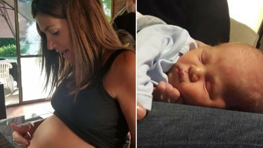 Daniela Ballester fue mamá: la primera foto de Felipe