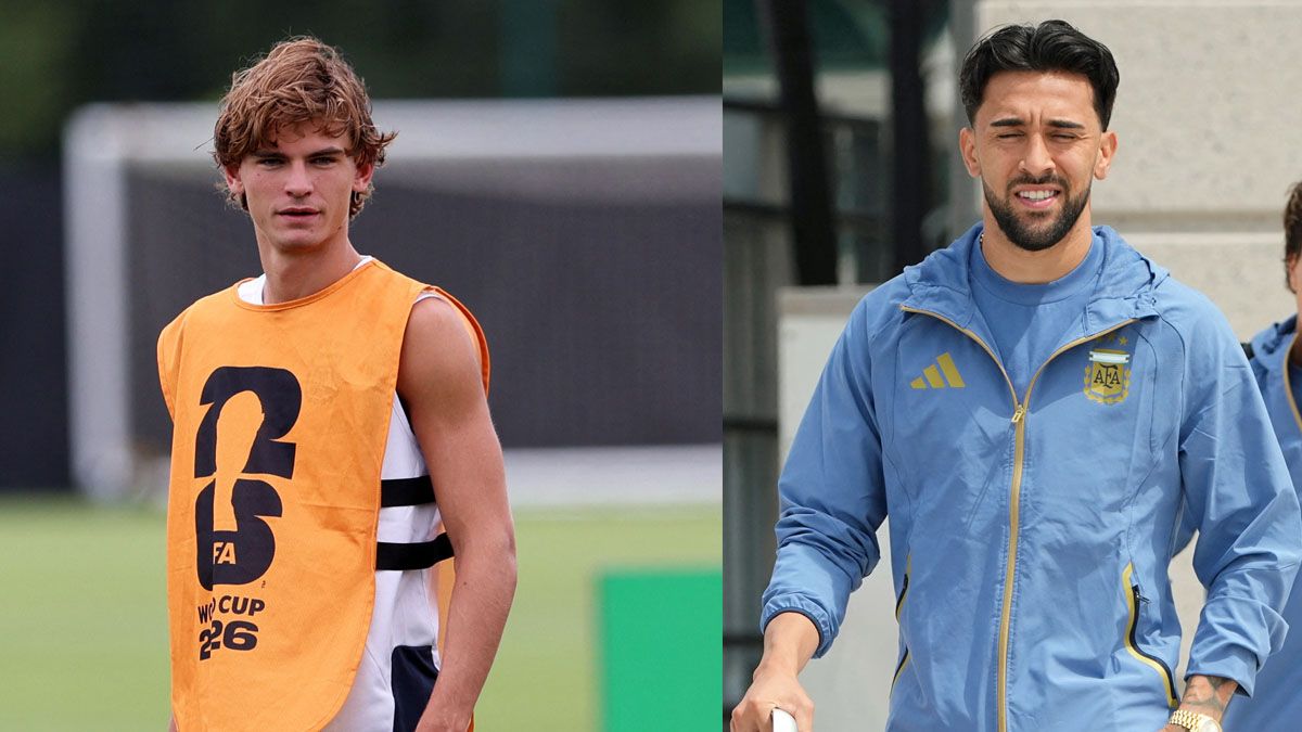 Paz y Gonz&aacute;lez. Dos "Nicos" que le faltan a Tagliafico en su &aacute;lbum de figuritas del mundial . (foto Reuters)