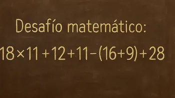 Desafío matemático: ¿lo podés resolver en menos de 10 segundos?