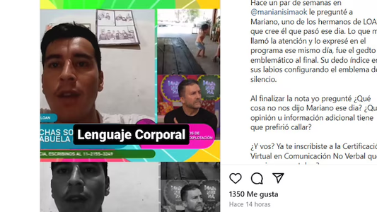 El particular gesto del hermano de Loan que complicó la investigación