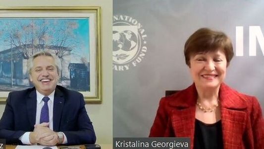 Tras conversar con la directora del FMI, Alberto Fernández reconoció que el rechazo al Presupuesto fue un problema inesperado