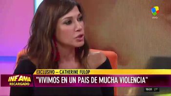 Catherine Fulop relató el drama que vivió su hija Oriana Sabatini en una manifestación de taxistas