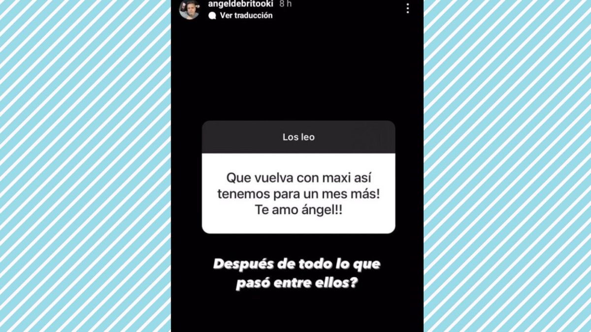 La tajante opinión de Ángel de Brito ante una posible reconciliación de Wanda Nara y Maxi López