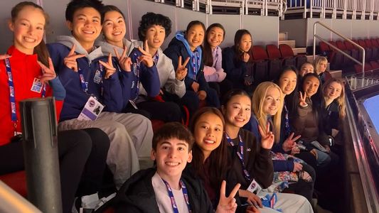 Escalofriante: la foto que publicó un patinador desde el avión antes del accidente aéreo en Washington