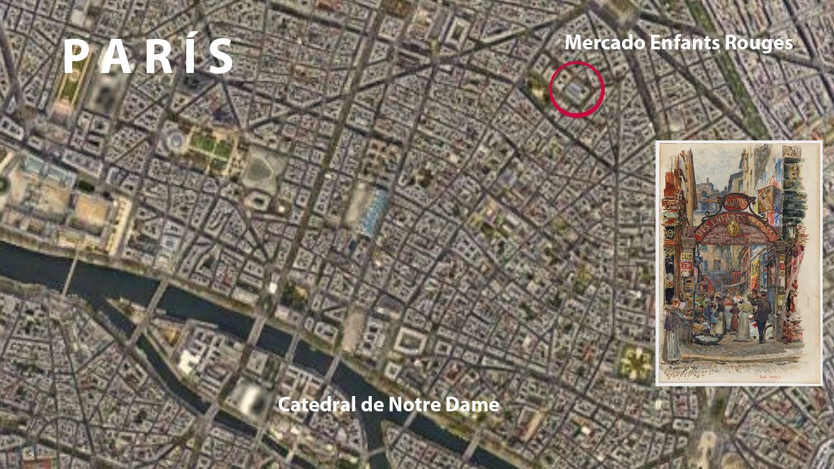 Un incendio destruyó al mercado más antiguo de París. (Foto: A24.com)