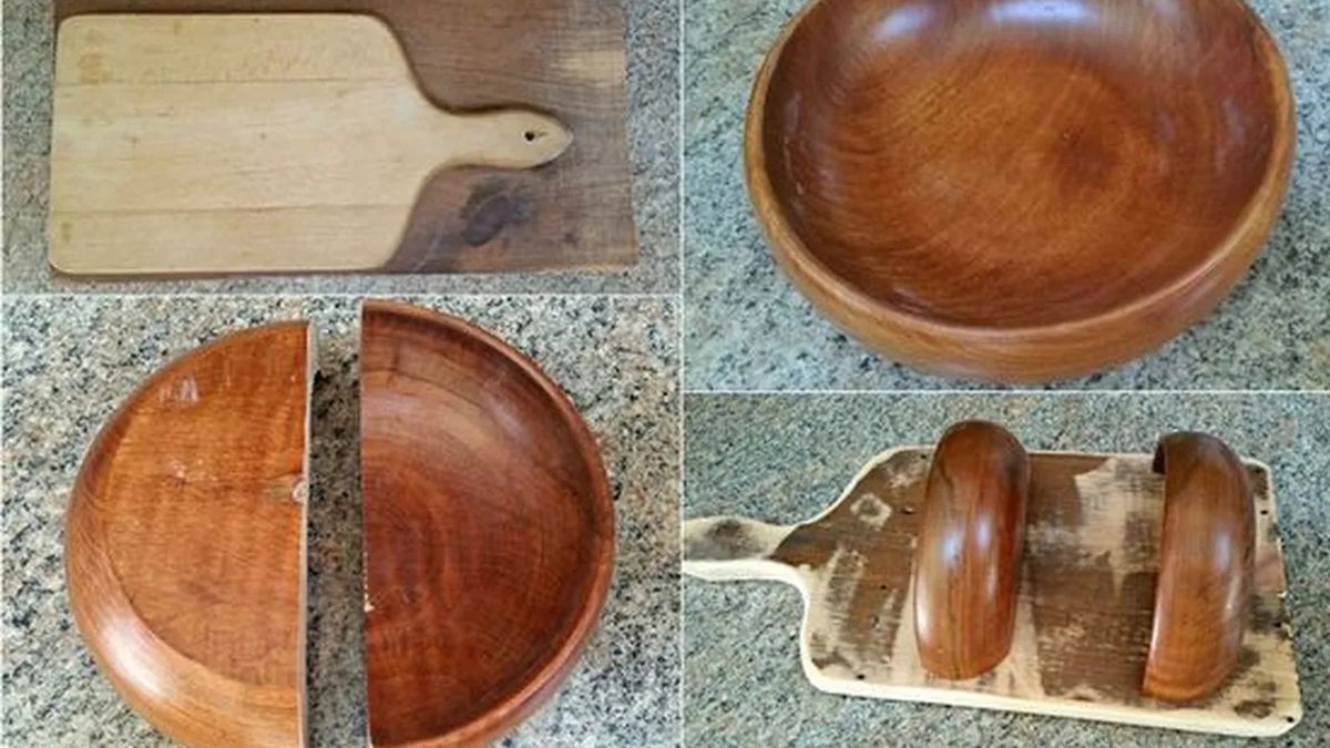 Reciclá la tabla de madera que ya está muy vieja y convertila en esta fabulosa idea. Reciclá la tabla de madera que ya está muy vieja y convertila en esta fabulosa idea.