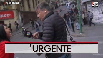 Bolivia: amenazan a la prensa extranjera y la embajada rescata a los periodistas argentinos
