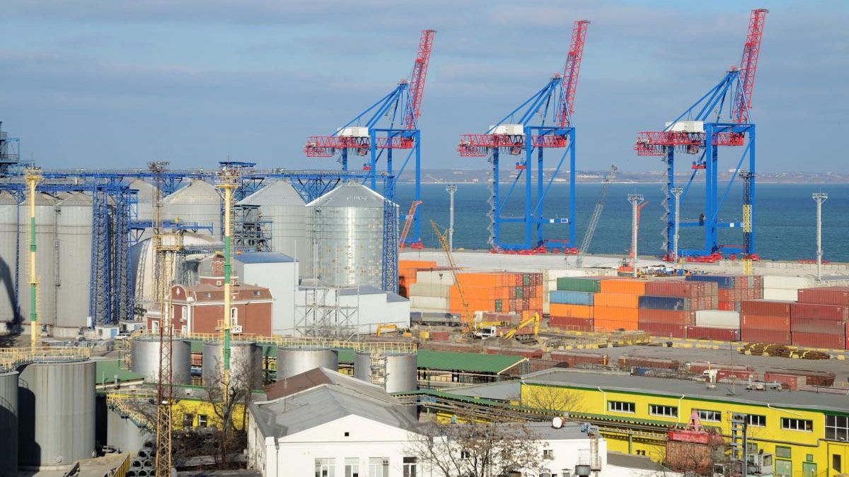 Unas 20 millones de toneladas de granos de Ucrania están retenidos en el puerto de Odesa y ahora pordrán ser vueltos a exportar(Foto: Gentileza Seanews)