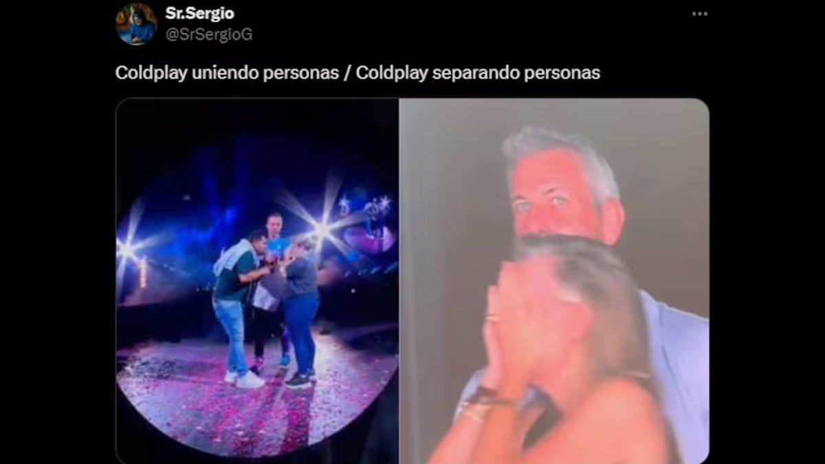La ironía para la capacidad de unir personas durante un recital (Foto: Gentileza Daile Mail)  