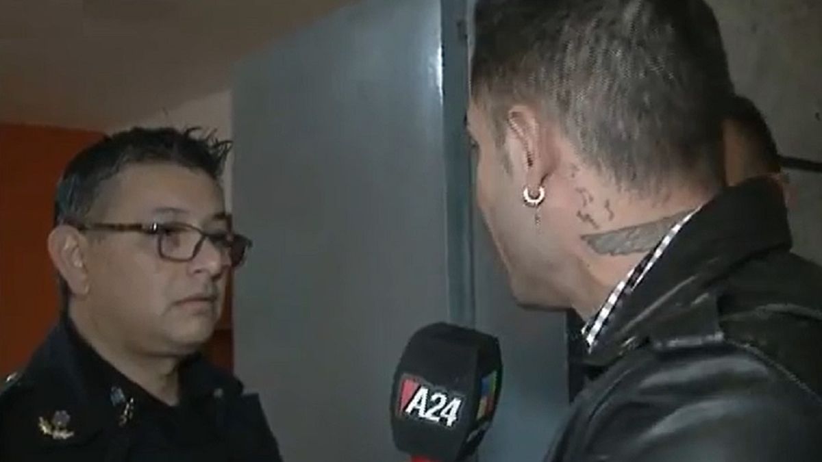 Mariano Berón increpó a un comisario por que no le devuelven su moto: ¡Usted...!