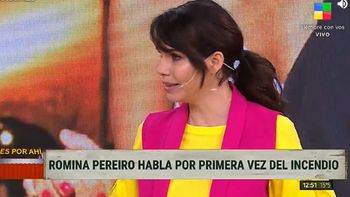 Romina Pereiro dio detalles del incendio en la cocina de su casa: Quedamos medio sensibles