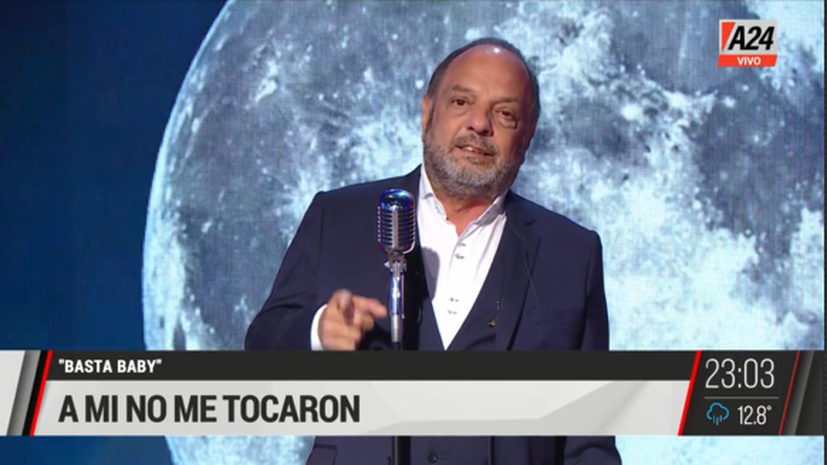 Baby Etchecopar contra el Gobierno: Ahora salen a regalar heladeras y bicicletas por un voto (Foto: captura de TV). &nbsp;