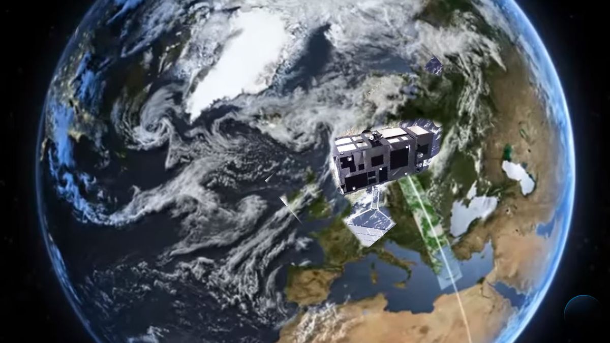 El satélite climático Europeo tomó la imagen de España devorada por temperaturas de calor extremo. (Foto: Programa Copernicus)