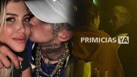 El video de Wanda Nara y L-Gante en un boliche: momento íntimo, complicidad y una manito indiscreta