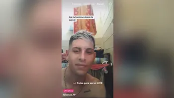 Un grupo de presos hizo un vivo desde la cárcel y mostraron cómo se extorsiona desde un penal