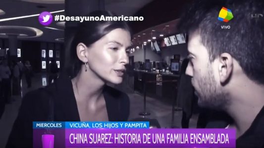 China Suárez, enojada, respondió sobre su imagen con los hijos de Pampita