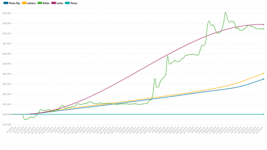 Resultados de inversión: ¿qué te hubiese convenido hacer con $20.000 en enero?